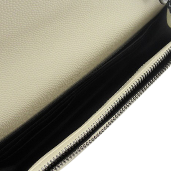 SAINT LAURENT Grain De Poudre Cassandre Envelope Wallet on Chain Crossbody Bag - Picture 5 of 10